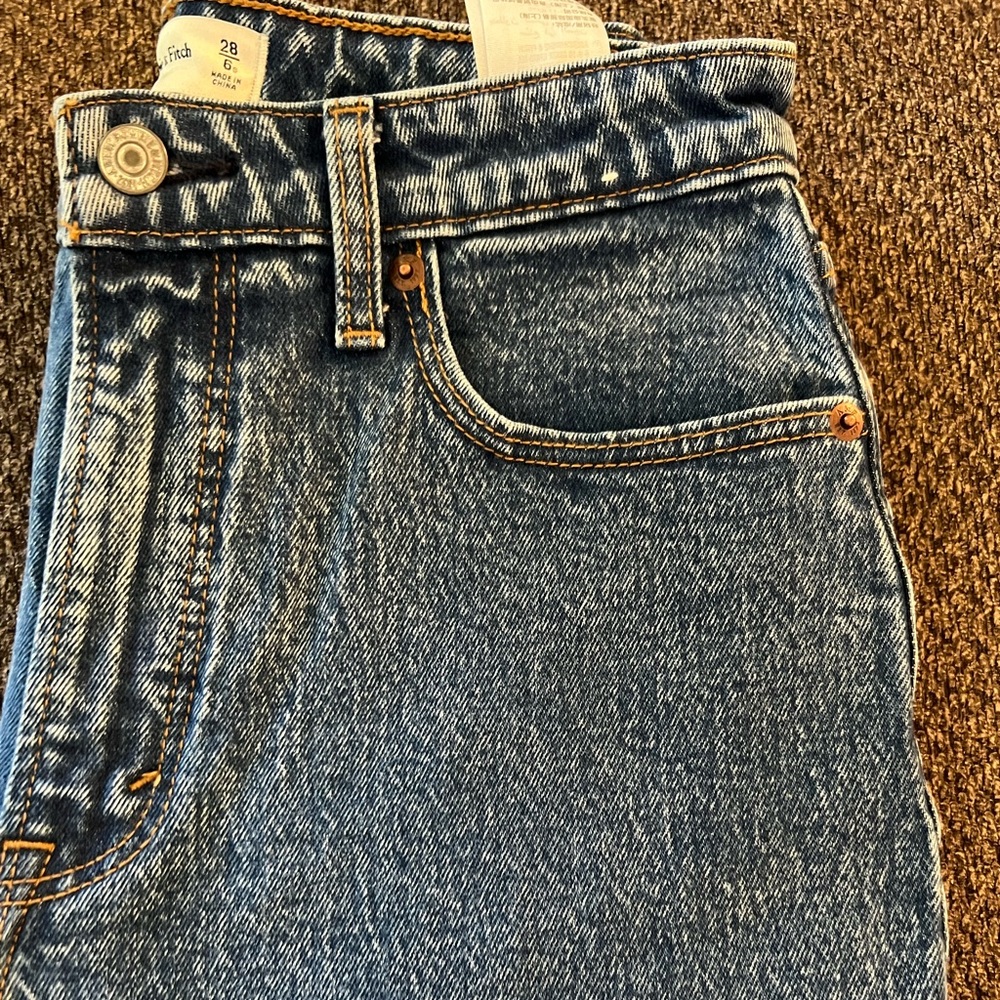 Curve love Abercrombie high rise jeans